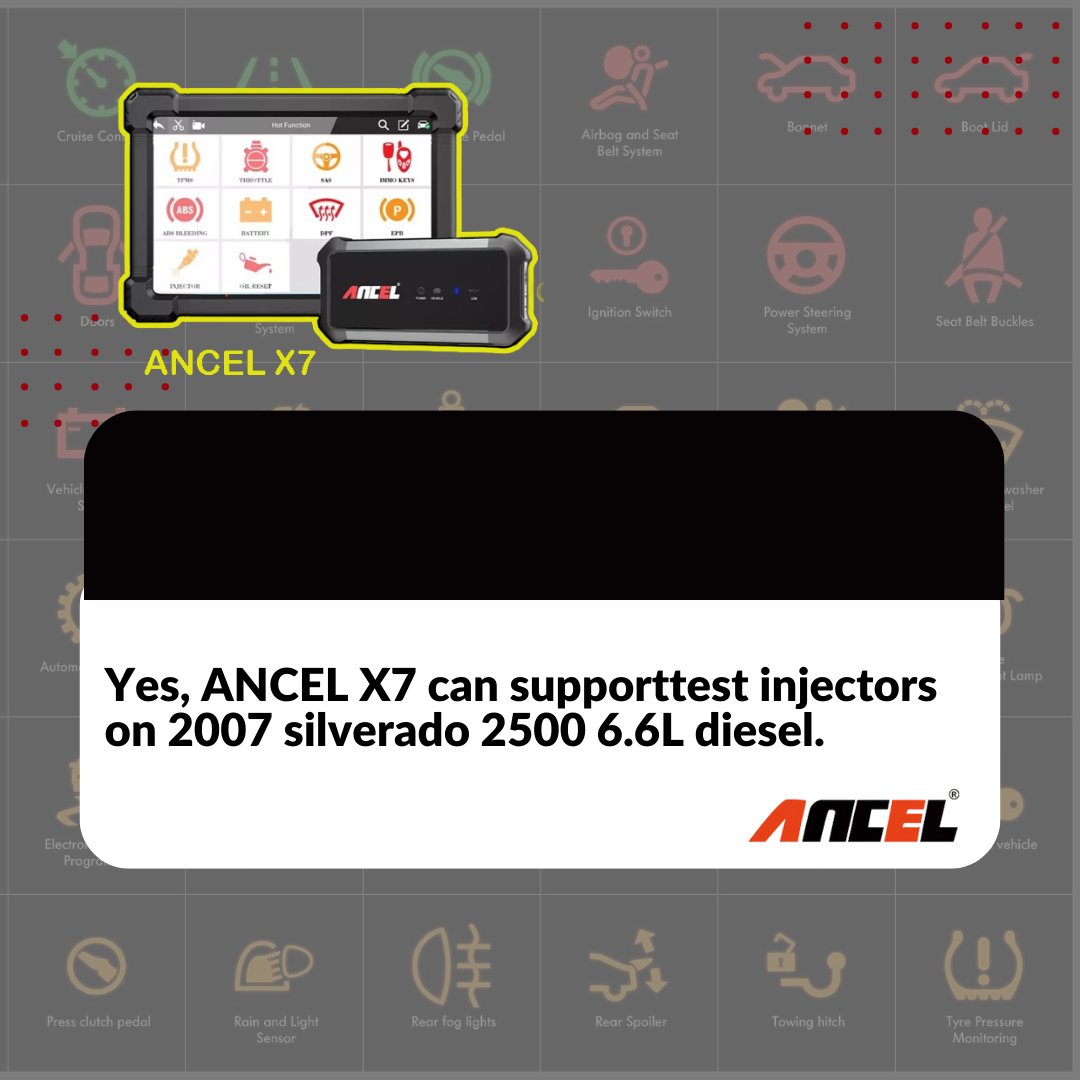 AncelGlobal's tweet photo. Check out our Q&A.🛠️🛠️🛠️
😘We welcome your inquiry, please leave your questions here before purchasing.
❤️Follow us so you don't miss news from us.
👉Tap the link in our bio for more on OBDII car scanners.
#ancel #anceltool #ancelx7 #ford #dieseltrucks #injector #mechanic https://t.co/k1xObkRSNz