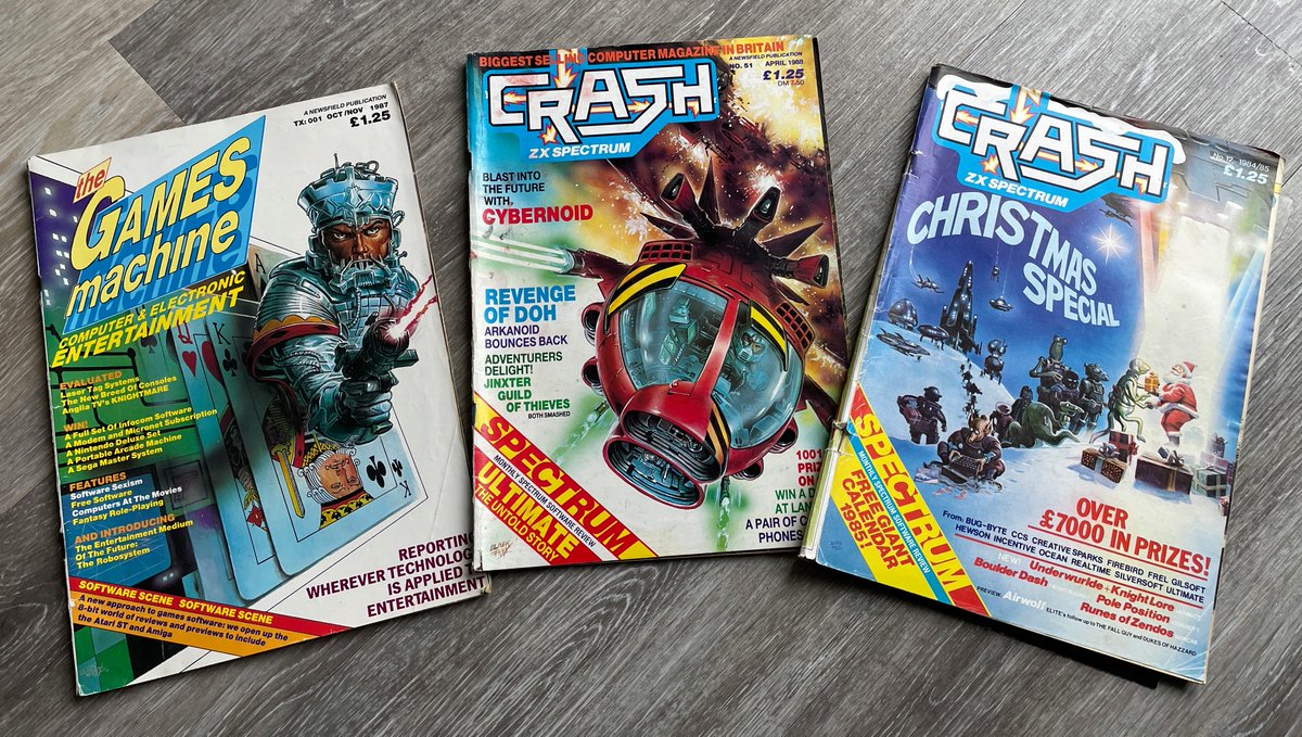 Just heard that artist Oli Frey died. He had such an impact on my teenage years, I used to copy his cover art and submit them as my art assignments in school. Over 3 decades later I still have my Crash, Zzap64, and TGM magazines. The content is good, but the art is sublime.