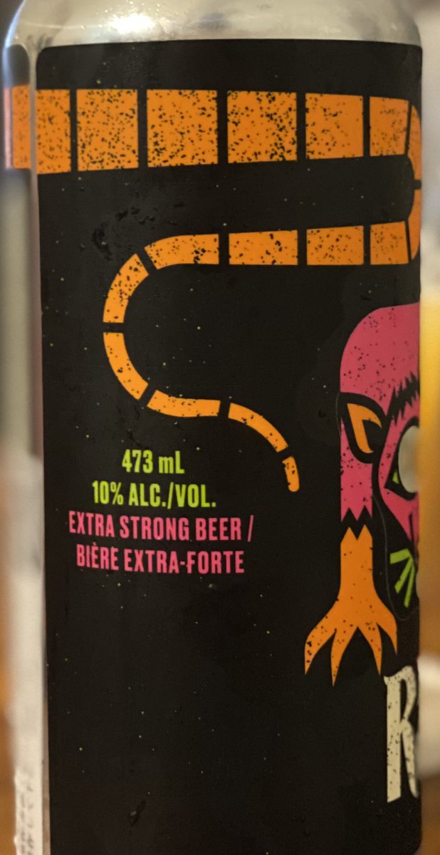 jazzken's tweet photo. Bellwoods / Triple Ratclops
ニゴニゴなhazy IPA
トロピカルでドリンカブル
こんなゴクゴクいけるのにalc.10%なのまじやばい
#EXTRASTRONGBEER とかいうパワーワード
#vertigoageo https://t.co/QnX7rJKiJq