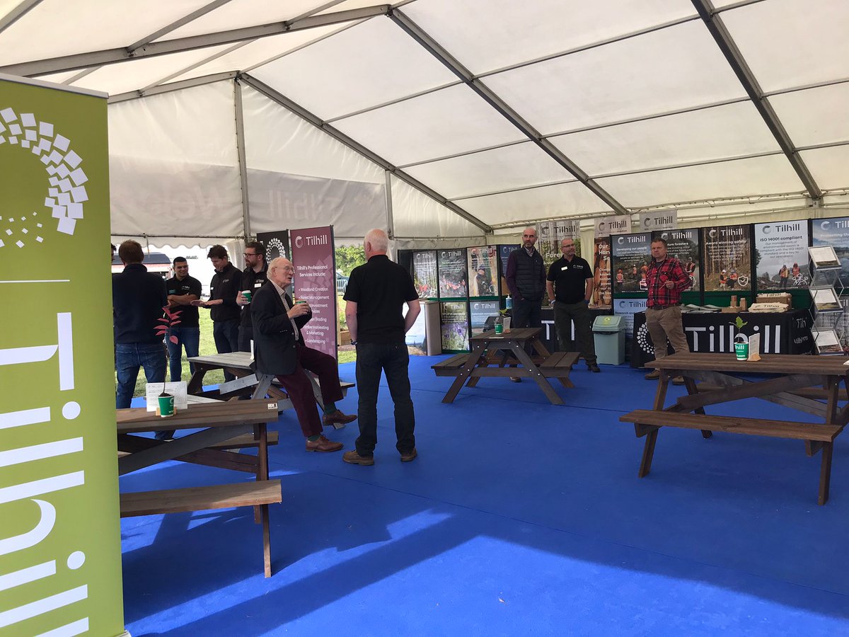 TilhillForestry's tweet photo. We are at the APF show today. Come along and visit us at stand A6 and meet the Tilhill team.

#APF2022 #forestry #timber #trees #woodlands #forests #woodlandcreation #ukforests https://t.co/AUR8n32s7M