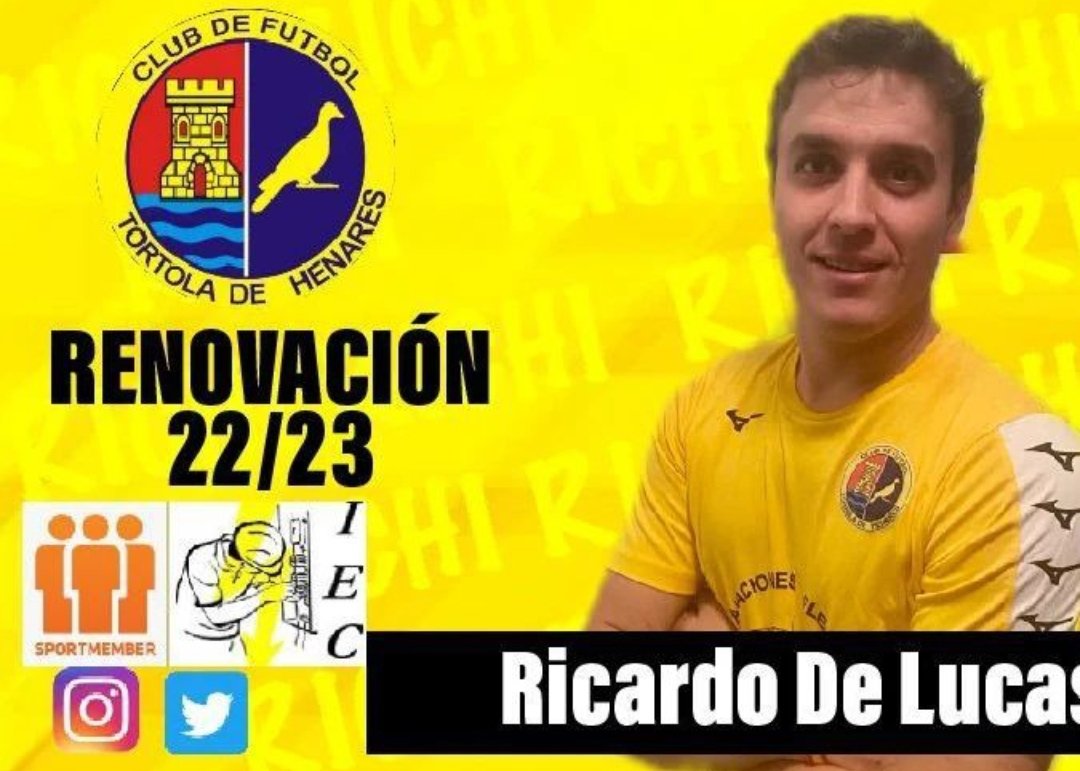 🚨 Renovación 🚨
Ricardo de lucas "Richi" continua su 2ª Temporada con nosotros el líder de la defensa , contundencia ,colocación y gran salida de balón son algunas de sus muchas virtudes
#AupaTortola