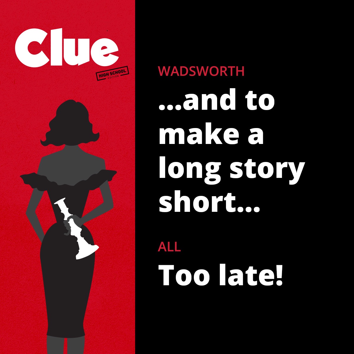 #clueonstage
#showquote