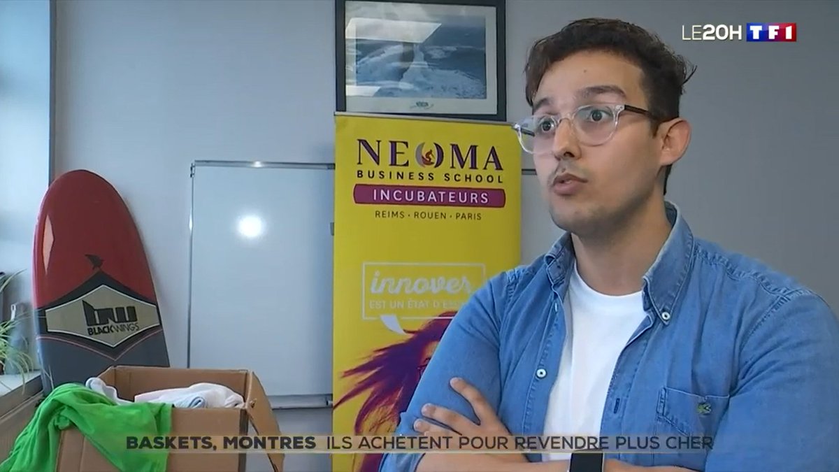 Un grand merci🤩à <a href="/TF1/">TF1</a> pour ce reportage au JT de 20h sur les activités entrepreneuriales de Corentin Duclos, étudiant #BMS de <a href="/NEOMAbs/">NEOMA Business School</a> et Abder Maalikoum, fondateur de la #startup Veentage Club incubée à NEOMA👉 bit.ly/veentageC #catchthewave 🌊🌊🌊