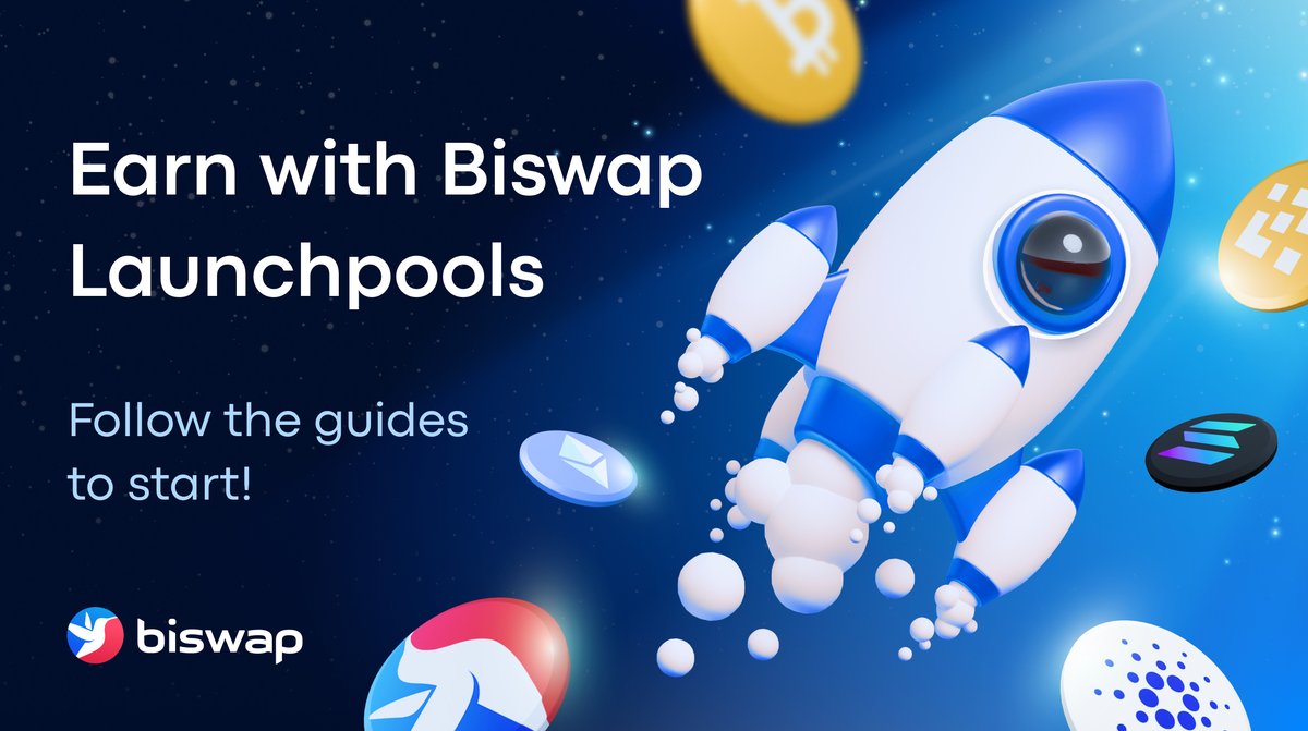 🪙<a href="/Biswap_Dex/">Biswap</a> Launchpools🪙

Enjoy your passive income👇
bit.ly/3DR2w6e

💰 Up to 60% APYs
💰 Double rewards
💰 Extra possibilities via the $BSW Holder Pool

Don't pass it by! Use Biswap Guides:
⭐️ bit.ly/3Br5NXf

Stake Easily &amp; Make a Profit!
#BiswapDEX #DeFi