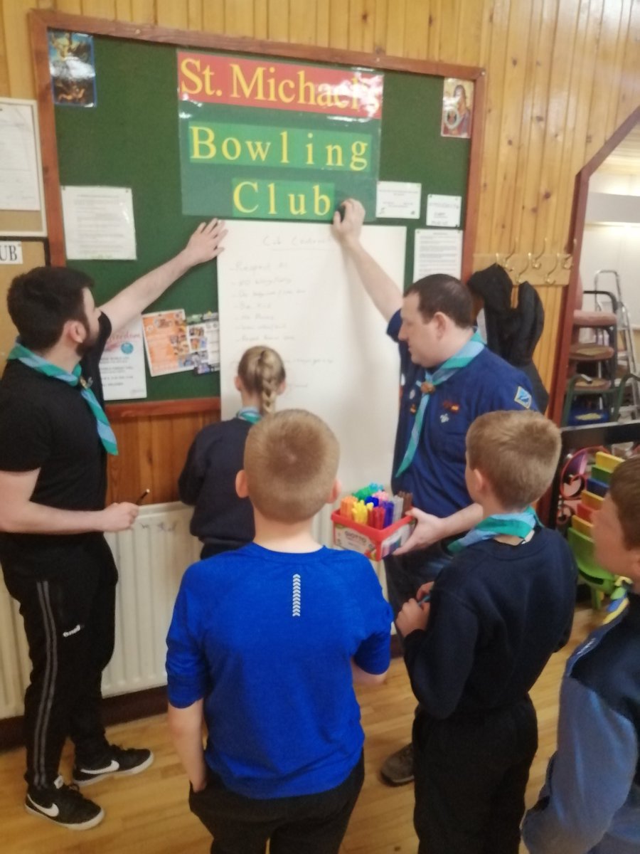 31stBelfast's tweet photo. With the start of each Scouting year the Cubs have created their own Code of Conduct which both they and the Scouters have signed up to. https://t.co/SlTASMcdUJ