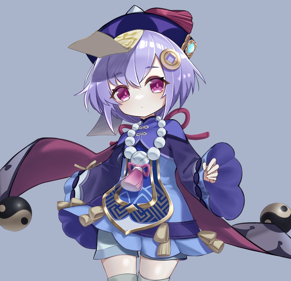 七七|ナナ(原神) 「七七#原神 #qiqi #GenshinImpact 」|みかんの箱のイラスト