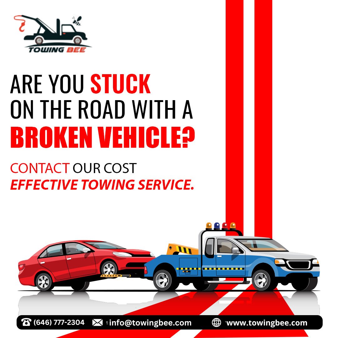 towingbeee's tweet photo. We are available with our services every hour of day and night. So even if you are stuck with your vehicle at midnight, don't hesitate to contact us.
โ (646) 777-2304
๐ง info@towingbee.com
๐ https://t.co/vNLzQigFs6
.
#towingservice #roadsideassitance #24hourservice #emergency https://t.co/ocAcFXm1sF