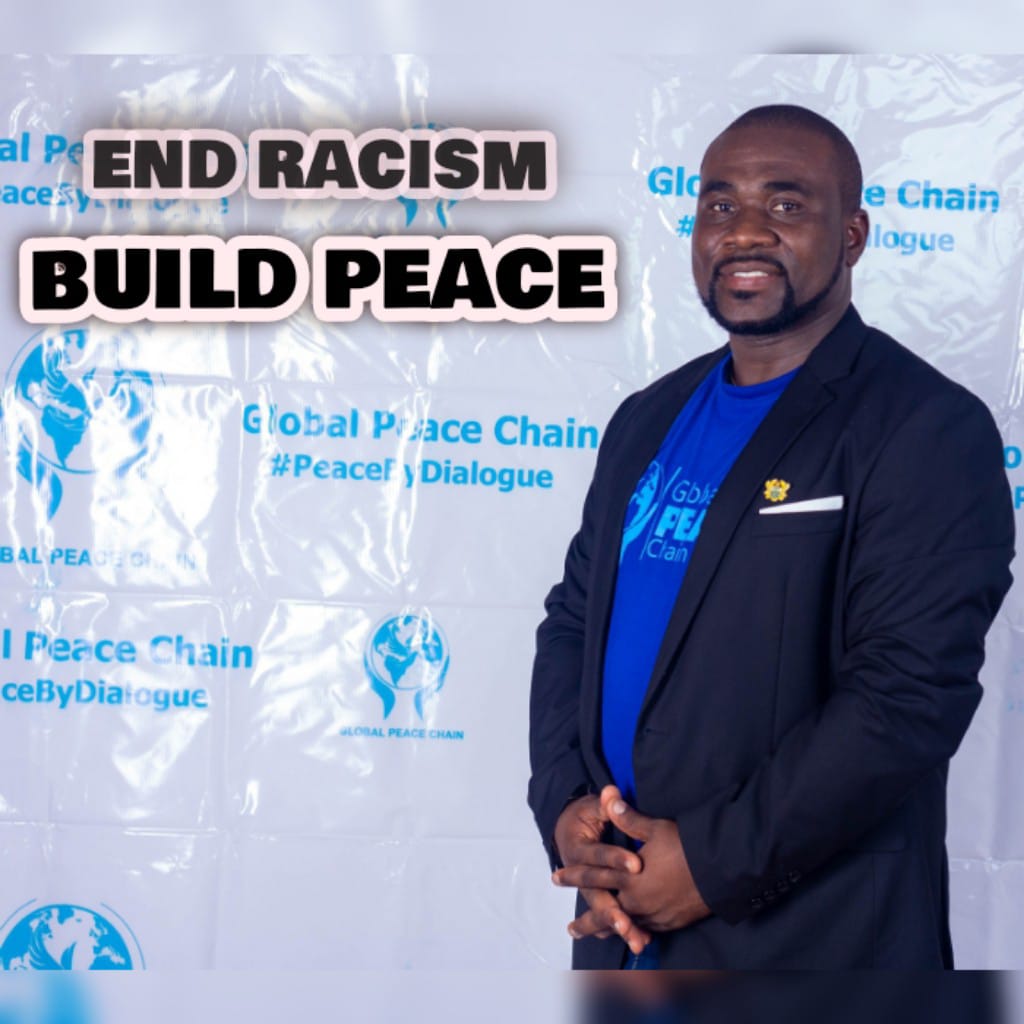 This is how the Global Peace Chain Ambassadors in Ghana celebrated the International Peace Day in 21 September 2022 <a href="/ebensco3000/">Amb. Ebenezer Essuman</a>
#EndRacismBuildPeace
#GlobalPeaceChain
#PeaceByDialogue
#YesWeCan