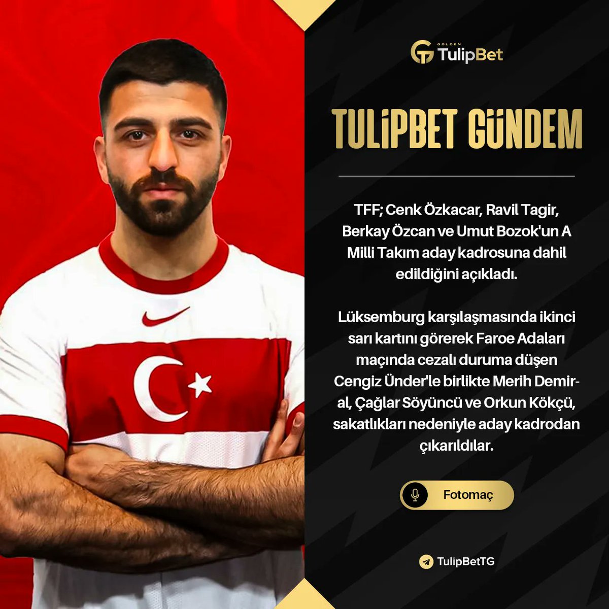 TFF, A Milli Takım aday kadrosuna dahil edilen isimleri açıkladı!