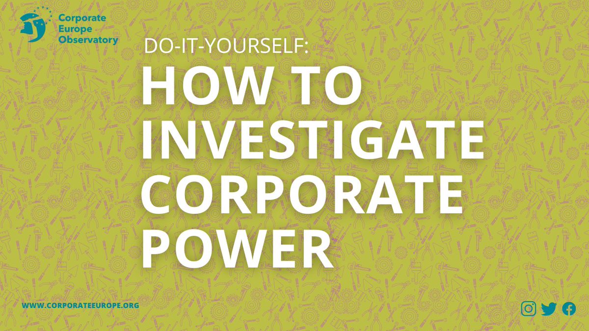 Corporate Europe Observatory (CEO) tweet media