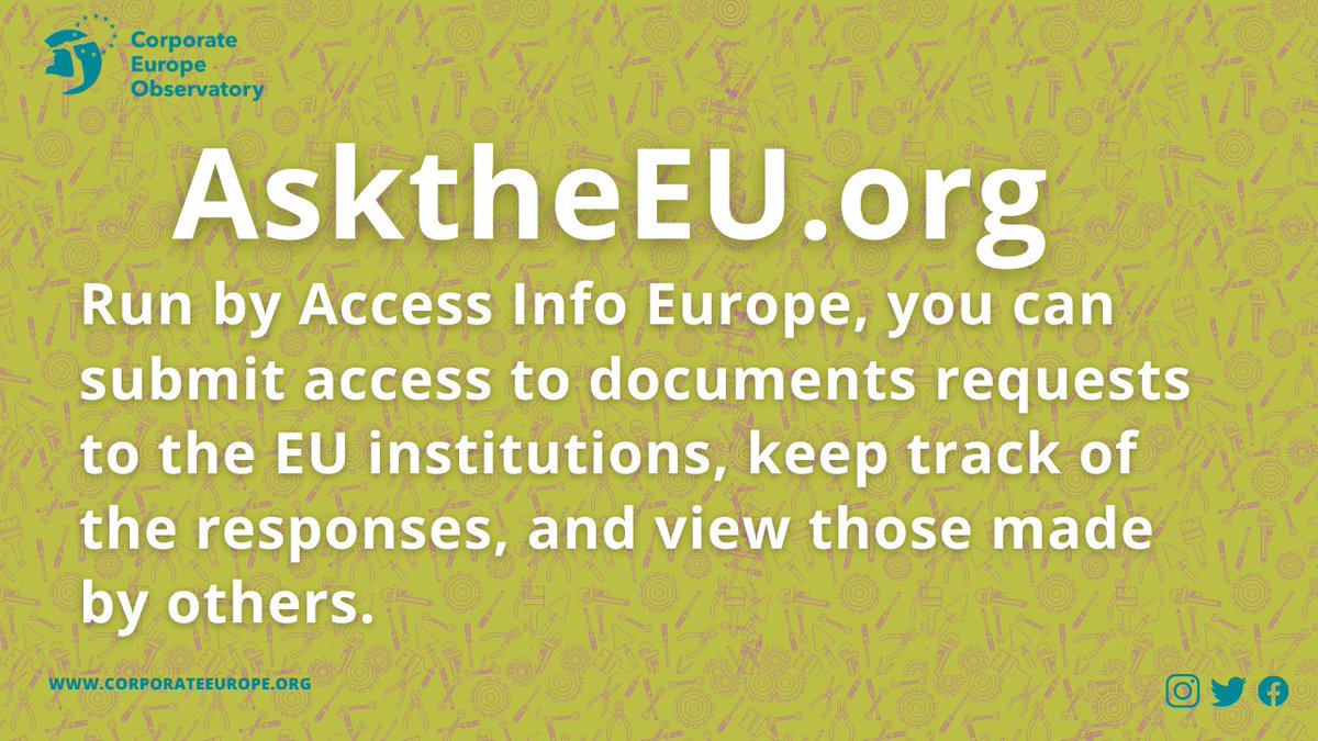 Corporate Europe Observatory (CEO) tweet media