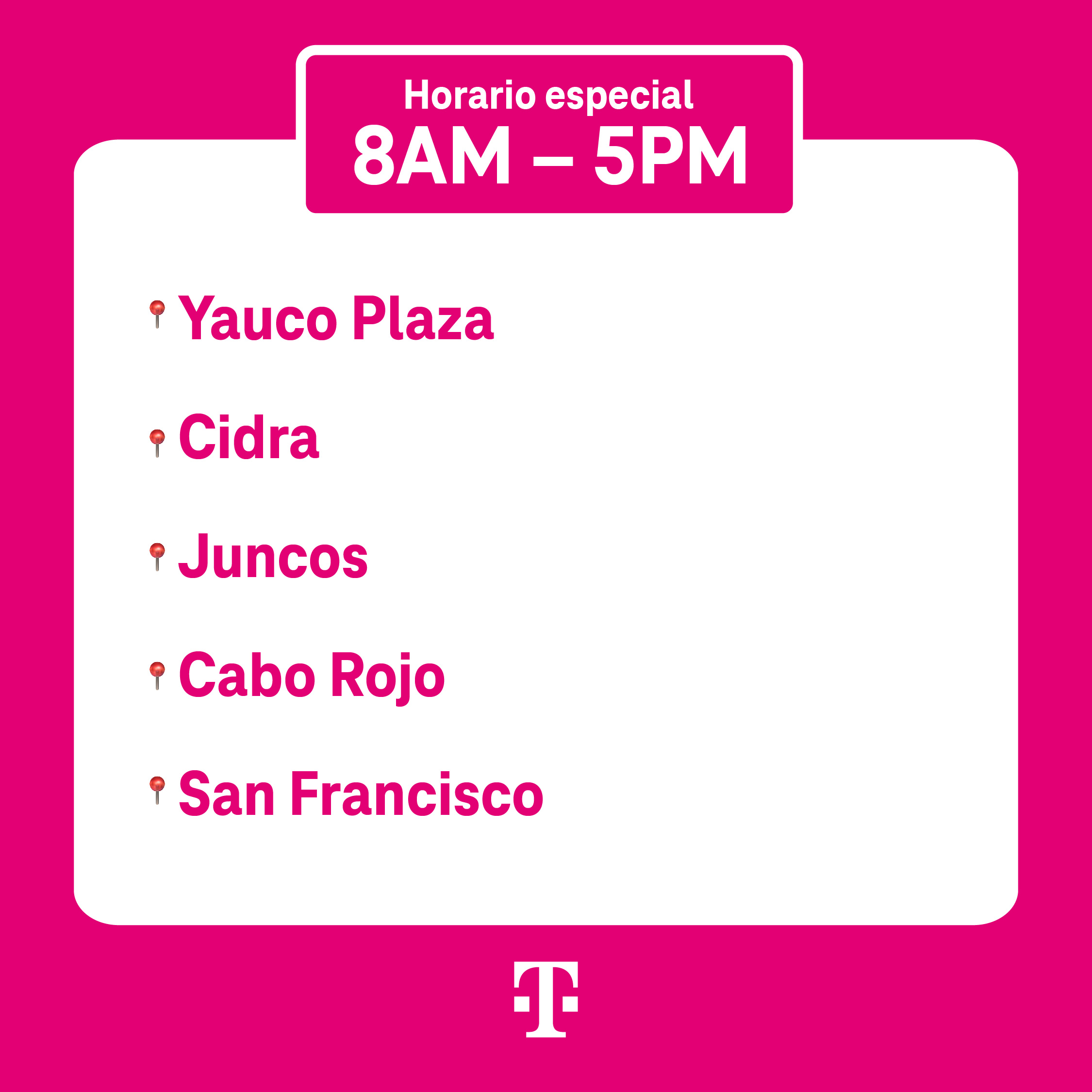 T-Mobile Puerto Rico on Twitter: "🚨#TMobileUpdate: Hoy continuamos
