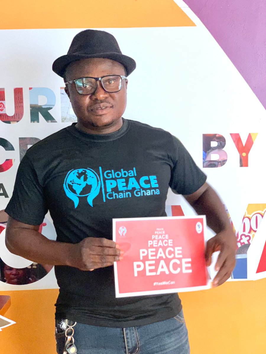 This is how the Global Peace Chain Ambassadors in Ghana celebrated the International Peace Day in 21 September 2022 <a href="/Bold_as_Bear/">bonabearfoundationgh</a>
#EndRacismBuildPeace
#GlobalPeaceChain
#PeaceByDialogue
#YesWeCan