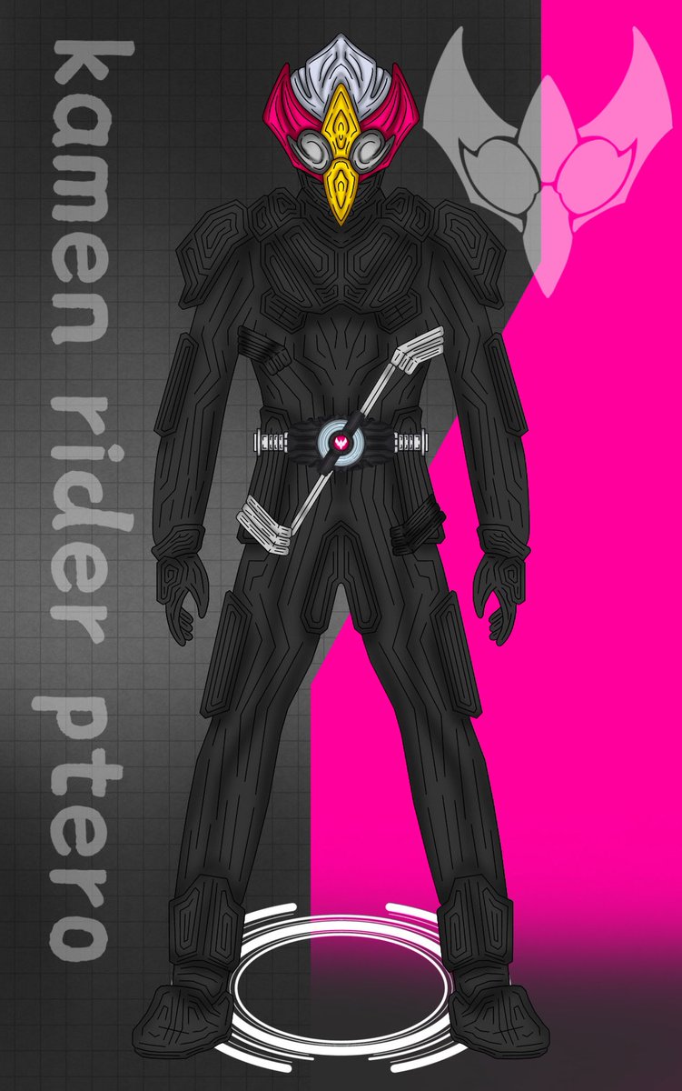 hachirouuz's tweet photo. entry! kamen rider ptero!

#デザイアエントリー
#DGP不正参加 https://t.co/X0s6jyPr46