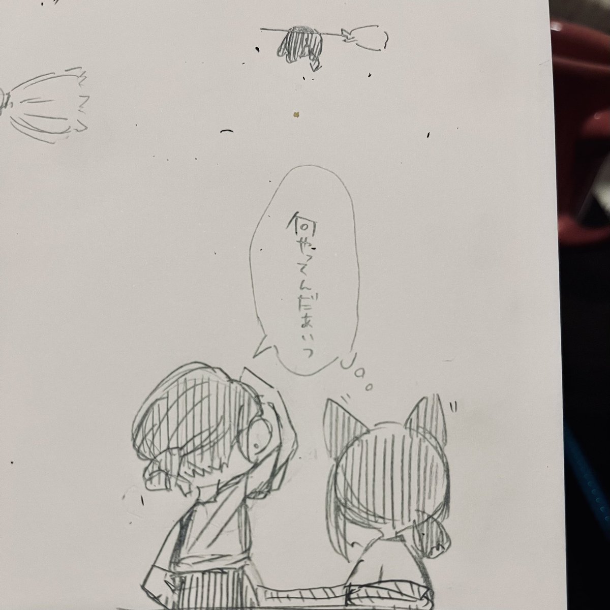 今日の落書き(身内ツイステ化、軽率なクロスオーバー) 