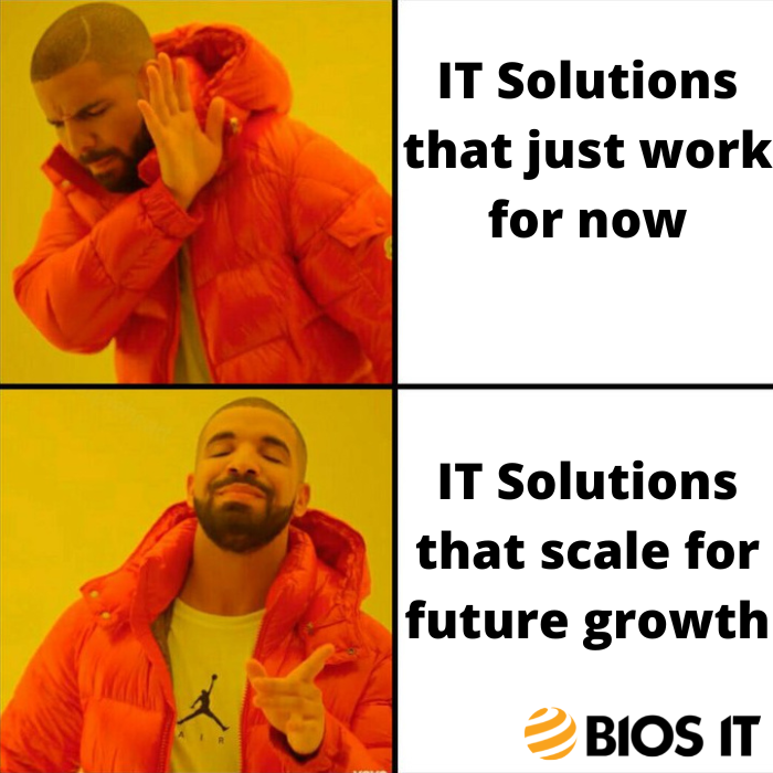 #FridayFunny 📈 TURNKEY IT SOLUTIONS THAT SCALE TO MEET CUSTOMERS NEEDS 📈 At BIOS IT we are dedicated to partner success; providing clients with first-to-market #technology together with expertise. Contact us today to see how we can support your business: bit.ly/3AE6trU
