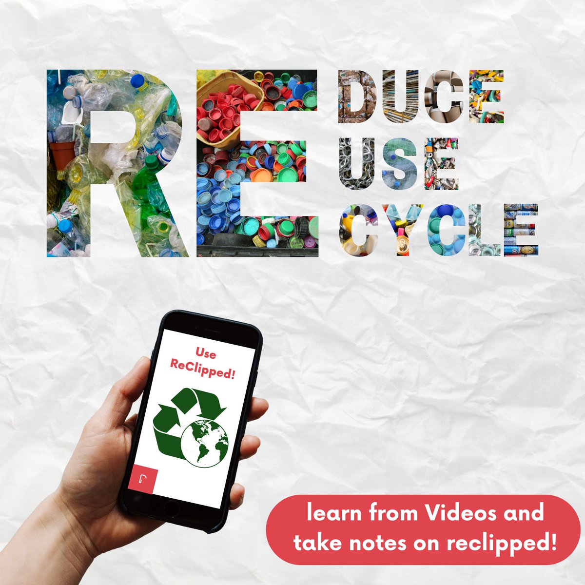 reclipped's tweet photo. Paper now accounts for nearly 25% of all landfill waste, despite the fact that it is a recyclable material. It is becoming a major concern for the environment.💯

This Recycle Week: Avoid Paper, Go Digital Instead - our mission.♻️

Start using ReClipped for taking video notes!✅ https://t.co/FjPFPgP4sT