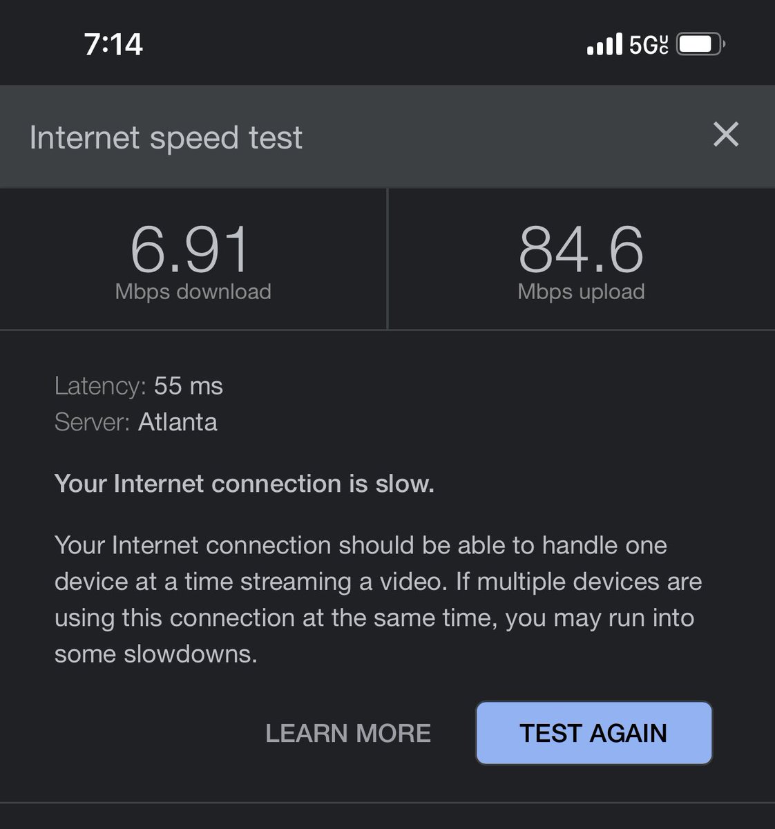 robcoffeyjr's tweet photo. Hey @MetroByTMobile why are the speeds like this in downtown Columbia, SC? https://t.co/W29f74Kt7V