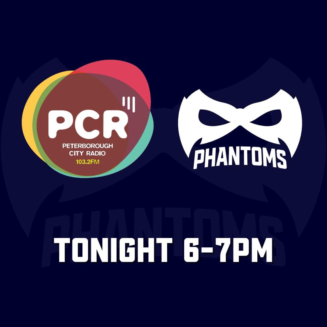 GoPhantoms's tweet image. Tonight, Press Officer Tom Lea will be discussing all things Phantoms on @SportsPcr from 6-7PM. 

To listen live, please visit pcrfm.co.uk or station 103.2FM!

#WeArePhantoms