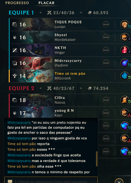 ginhocarvalho's tweet photo. @RiotGamesBrasil @LoLegendsBR  jogo de vocês virou isso ai ó https://t.co/NRaZjJ8mzF