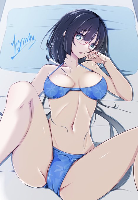 skebリクエストありがとうございました♪【東郷さん水着】 