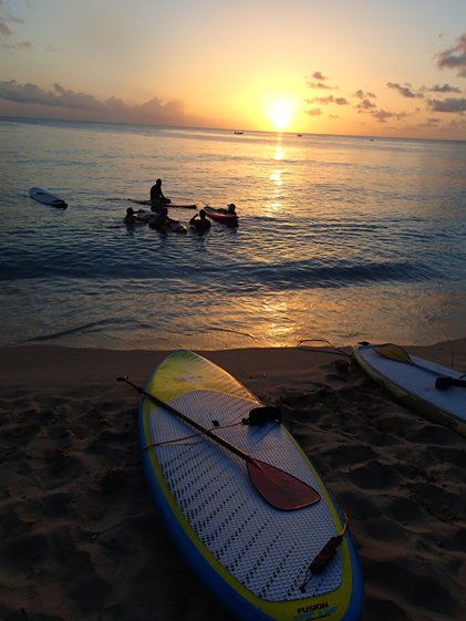 totallybarbados's tweet photo. That wonderful feeling after a sunset paddle...ya have to try it, with What' SUP Barbados ( https://t.co/Enm5eCnVmX )! #sunsetpaddle https://t.co/scXWge8YVZ