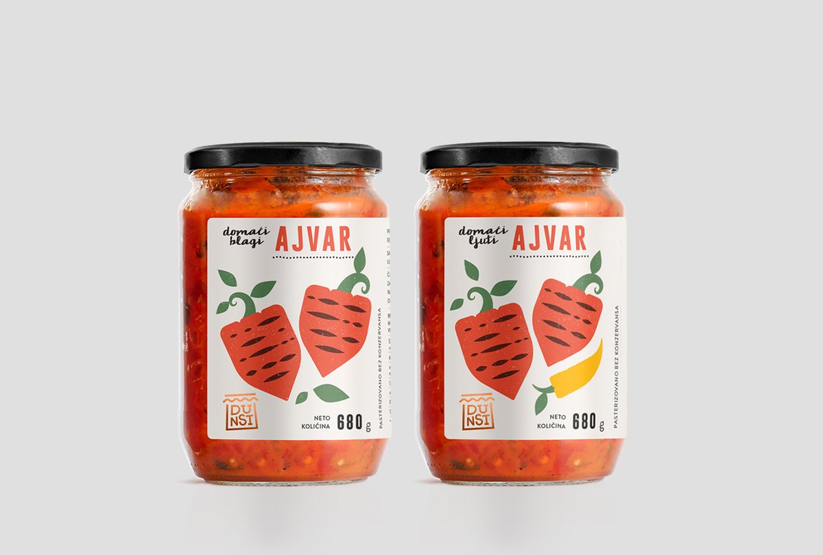 packagings's tweet photo. "The brand’s name comes from a #German word still in use in #Vojvodina (#Serbia) and means cooked f#ruits and #vegetables preserved in a #glasscontainer for winter storage."
Dunst #labeldesign by Kitchen&GoodWolf
https://t.co/argwx6hBUw https://t.co/Qu6fKQIhKl