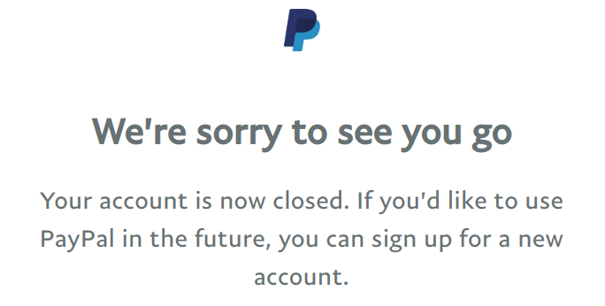 spikestabber's tweet photo. That's all mine completed after using them for decades; never again #PayPal. #BoycottPayPal #techpoli #bigtechpoli #bigtechgovmerger #bigtechfail #censorship #netneutrality #woketechcapitalism #woketech #technocracy #techocrazy #techolazy #techoke #bigtechhasmentalhealthproblems https://t.co/UuZAQjG1Cl