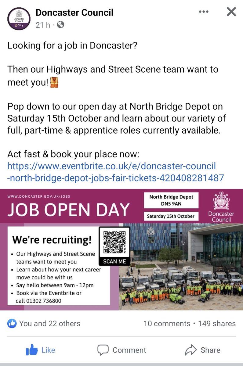 DRidge67's tweet photo. Looking for a career working for the best looking and most charismatic, not to mention, modest Head of Service in @MyDoncaster then this open day might just be for you #recruitment #jobseeking #localgov #Careers #greenercleaner https://t.co/SUBhb8dHNs