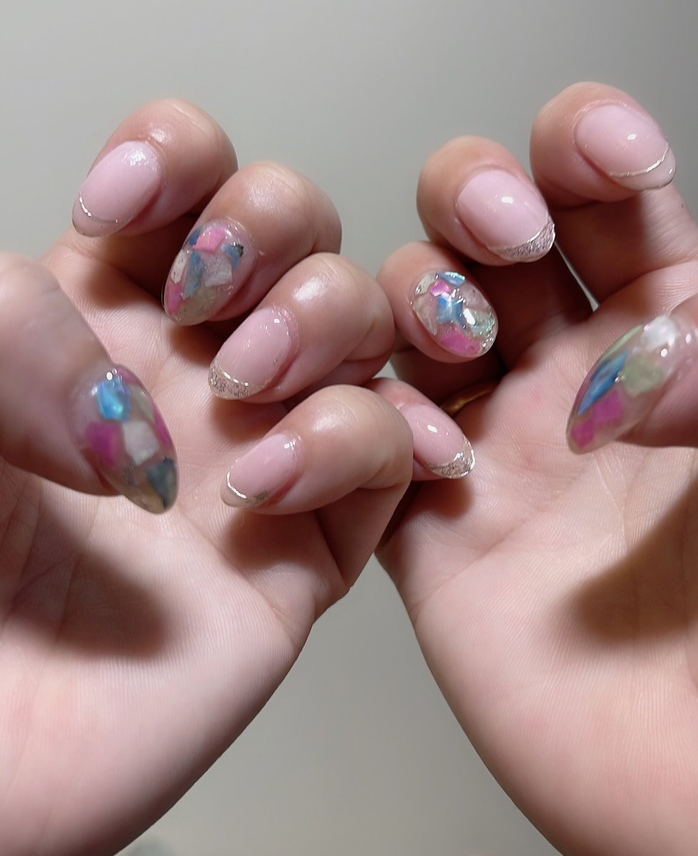 canna_sp's tweet photo. 秋だけど関係Nothing
 #shellnail💅✨ https://t.co/KRKCPXCVVG