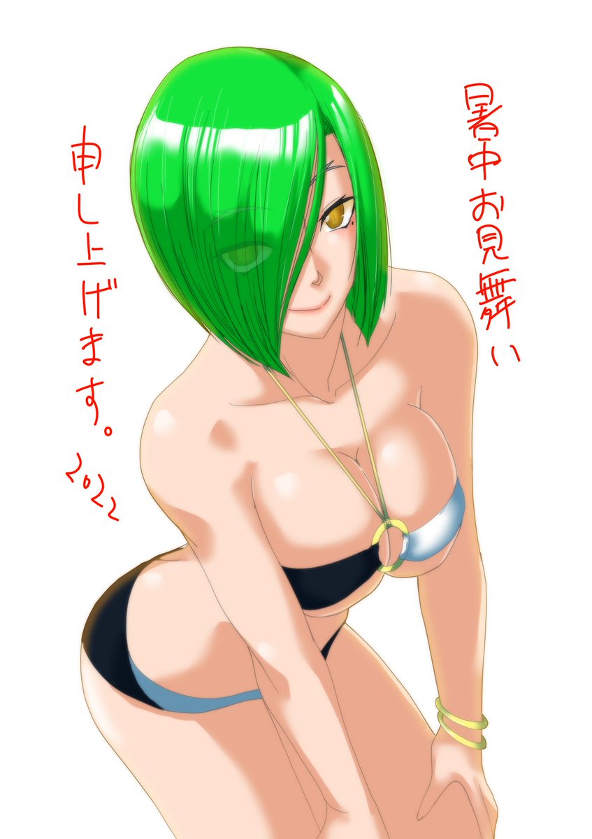 #夏が終わりそうだし今年描いた水着絵を貼ろう 千代部さんしかなかったね 