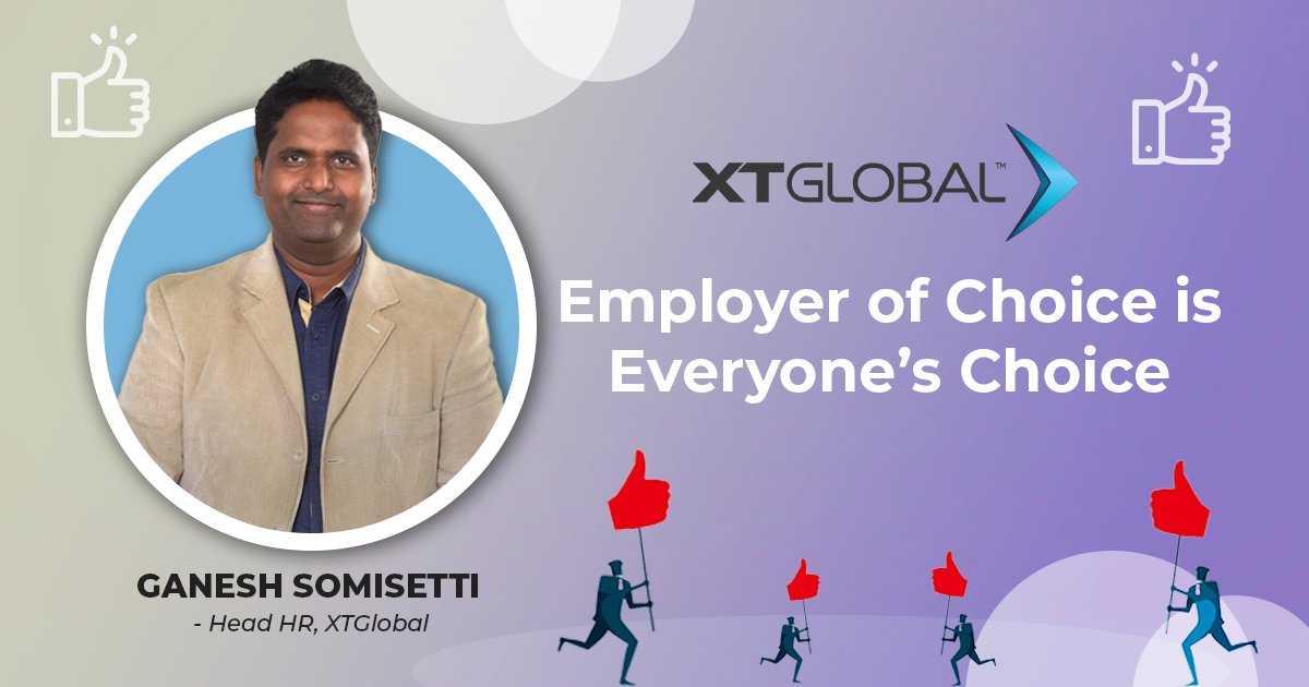 XTGlobal's tweet photo. Read this article where the HR Head of XTGlobal, Ganesh Somisetti shares his insights on entering the uncharted waters of evolving the #WorkCulture for a #PostPandemicWorkforce.
https://t.co/JRFhDqkWaB
#HumanResource #HRGoals #EmployeeWellbeing #NextGenWorkplace #CorporateJobs https://t.co/m2O5gZDNrG