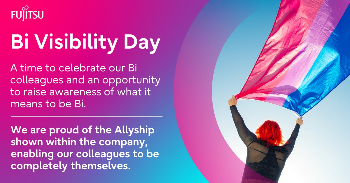 Today marks Bi Visibility Day.
Bi describes the physical and/or romantic attraction that is not limited to one sex or gender.