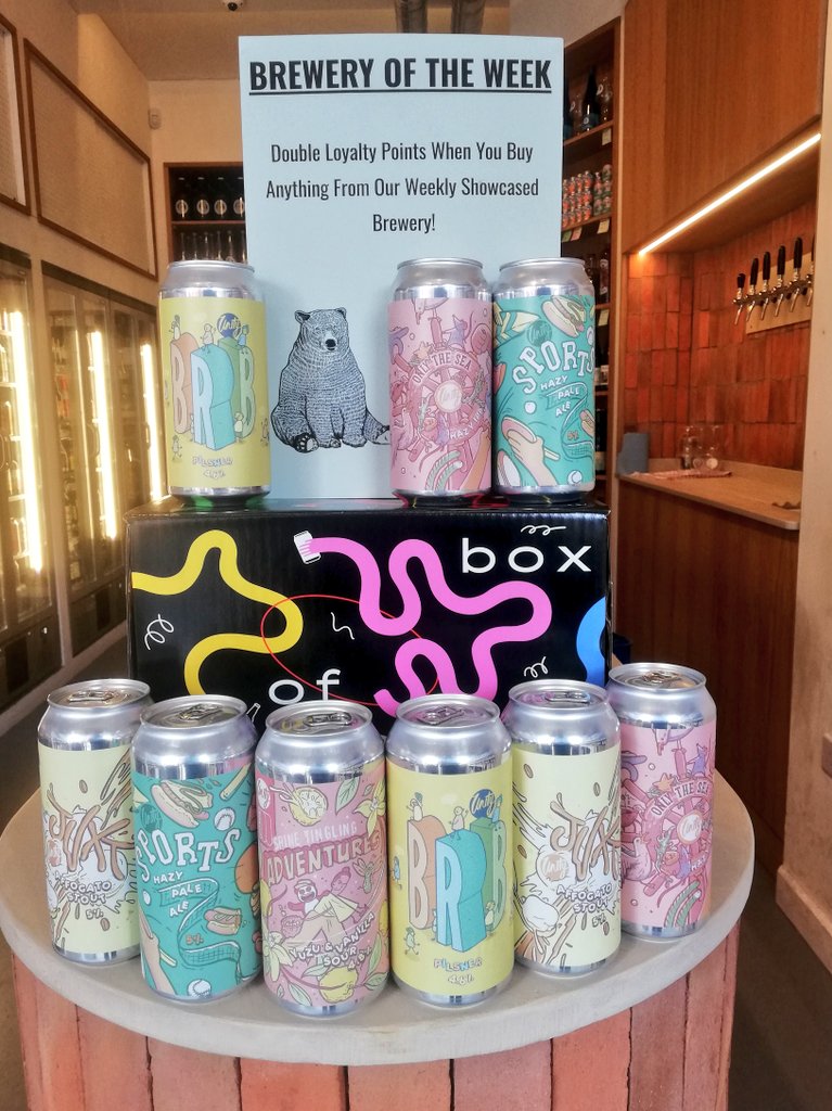 ClaptonCraftSJH's tweet photo. Brewery of the week! @unitybrewingco take over the double loyalty points this time. Featuring a Yuzu &amp; vanilla sour, Affogato Stout, Hazy pale, West Coast IPA and more!

#ClaphamJunction #BreweryOfTheWeek #FreshBeer https://t.co/gND1ypXuUP