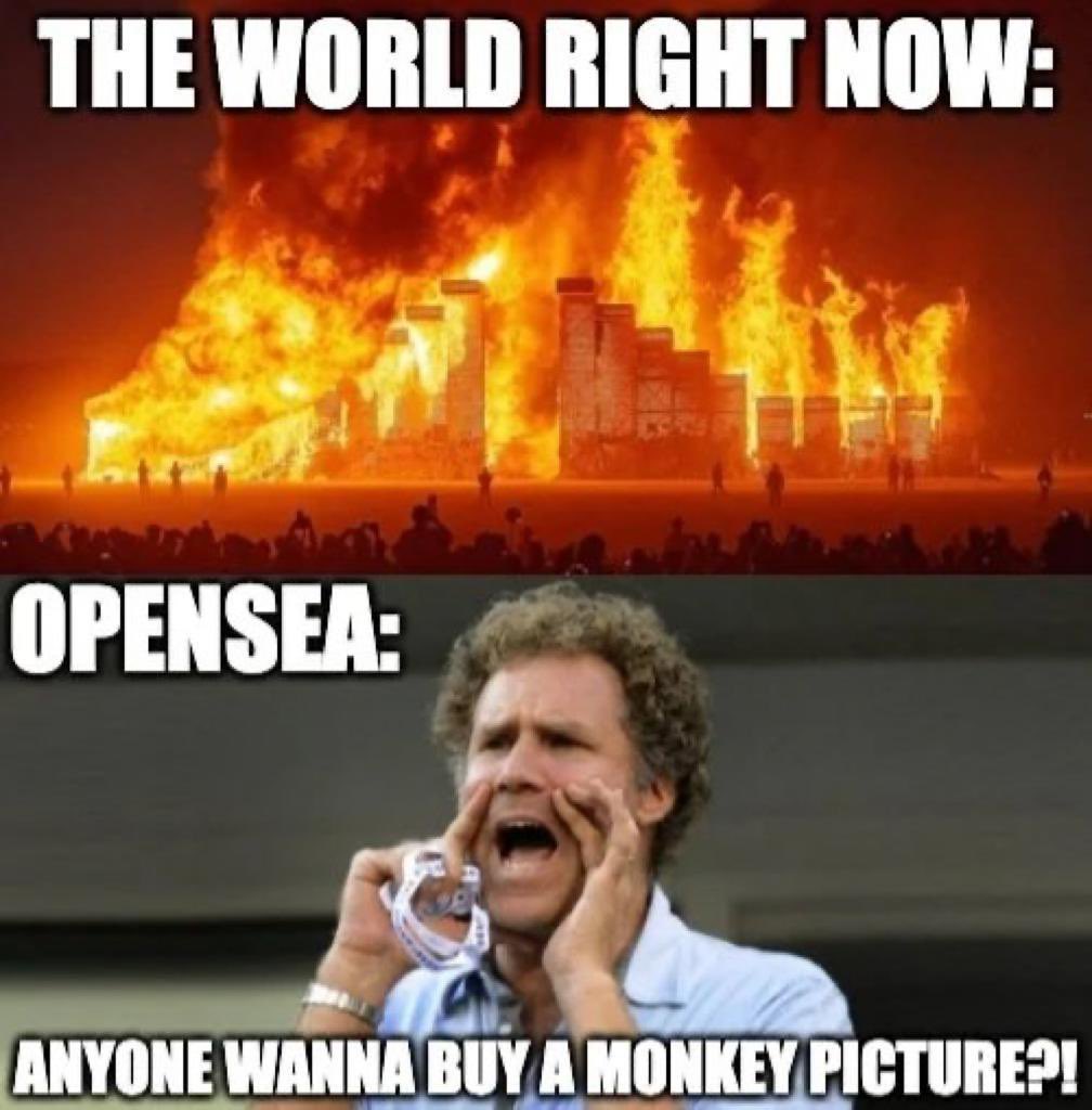 dimsumyum's tweet photo. Does this sum up NFTs and their community currently? @opensea #NFT #OpenSea #ETH https://t.co/DVUyvhe5mv