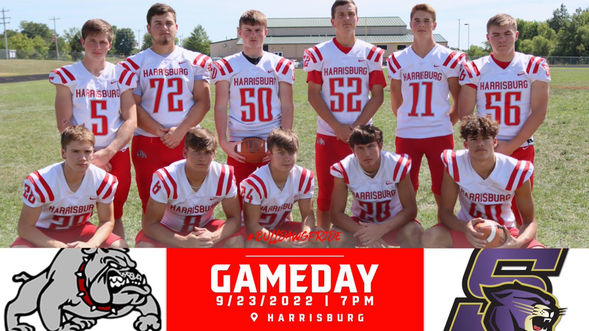 Harrisburg Bulldogs (@harrisburgath) on Twitter photo GAMEDAY!!! <a href="/harrisburgr8/">Harrisburg R-8</a> <a href="/HburgBoosters/">Harrisburg Bulldogs Booster Club</a> <a href="/TheSteveCombs/">Steve Combs</a> <a href="/HHScoachhop/">HHSFootballCoachhop</a> <a href="/MBlakeLogan/">Blake Logan</a> <a href="/zbowman75/">Zech Bowman</a> <a href="/TSmith33_/">Tanner Smith</a> <a href="/Vdebs15/">Vince Debenito</a> @RRichardson44
π: 2022 Homecoming
π: Harrisburg Bulldogs (3-1, 2-0)
π: Salisbury Panthers (3-1, 2-0)
π: September 23rd
π: 7:00 PM
π: Harrisburg, MO
πΊ: <a href="/mid_vid/">MidVid</a> GAMEDAY!!! <a href="/harrisburgr8/">Harrisburg R-8</a> <a href="/HburgBoosters/">Harrisburg Bulldogs Booster Club</a> <a href="/TheSteveCombs/">Steve Combs</a> <a href="/HHScoachhop/">HHSFootballCoachhop</a> <a href="/MBlakeLogan/">Blake Logan</a> <a href="/zbowman75/">Zech Bowman</a> <a href="/TSmith33_/">Tanner Smith</a> <a href="/Vdebs15/">Vince Debenito</a> @RRichardson44
π: 2022 Homecoming
π: Harrisburg Bulldogs (3-1, 2-0)
π: Salisbury Panthers (3-1, 2-0)
π: September 23rd
π: 7:00 PM
π: Harrisburg, MO
πΊ: <a href="/mid_vid/">MidVid</a>