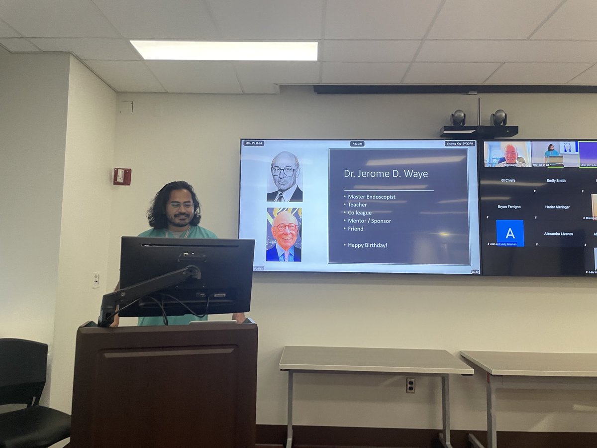 David Greenwald, MD (@dagreenwald) on Twitter photo Dr Nikhil Kumta <a href="/NikhilKumtaMD/">Nikhil Kumta, MD, MS</a> honoring Dr. Jerry Waye on his 90th birthday at <a href="/MountSinaiGI/">Mount Sinai Division of Gastroenterology</a> <a href="/CACTESinai/">Mount Sinai CACTES</a> Jerry Waye Endoscopy Conference. Happy birthday to the Master! <a href="/DOMSinaiNYC/">Mount Sinai Department of Medicine</a> <a href="/ASGEendoscopy/">ASGE GI Endoscopy</a> <a href="/AmCollegeGastro/">ACG</a> Dr Nikhil Kumta <a href="/NikhilKumtaMD/">Nikhil Kumta, MD, MS</a> honoring Dr. Jerry Waye on his 90th birthday at <a href="/MountSinaiGI/">Mount Sinai Division of Gastroenterology</a> <a href="/CACTESinai/">Mount Sinai CACTES</a> Jerry Waye Endoscopy Conference. Happy birthday to the Master! <a href="/DOMSinaiNYC/">Mount Sinai Department of Medicine</a> <a href="/ASGEendoscopy/">ASGE GI Endoscopy</a> <a href="/AmCollegeGastro/">ACG</a> 