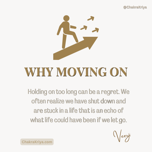 ChakraKriya's tweet photo. 𝒘𝒉𝒚 𝒎𝒐𝒗𝒊𝒏𝒈 𝒐𝒏
Holding on too long can be a regret. We often realize we have shut down and are stuck in a life that is an echo of what life could have been if we let go.
#chakraKriya #ChakraHealing  #chakrabalancing #vibrationalhealing  #energyhealing  #therapy #chakra https://t.co/tNGwA18avz