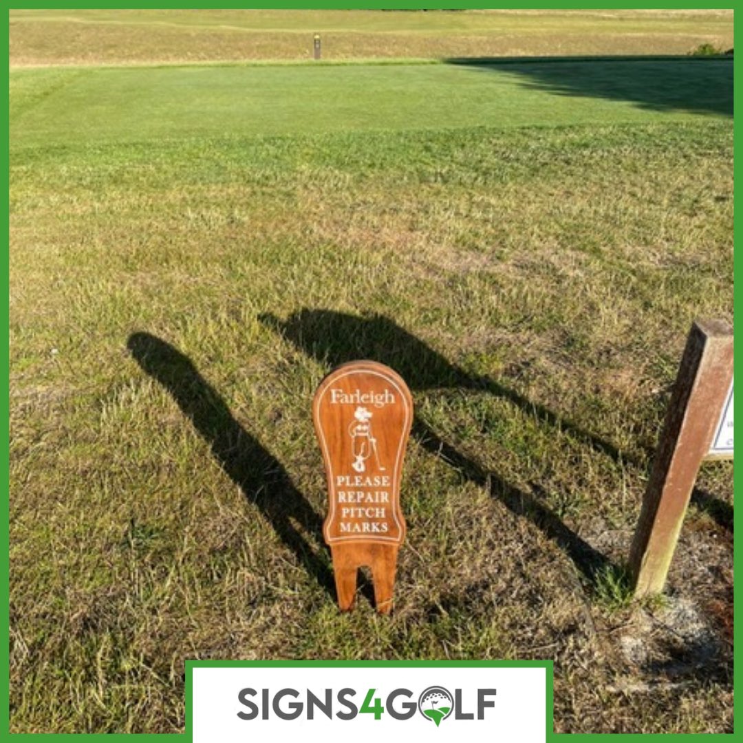 Signs4Golf's tweet photo. How amazing does our wooden golf sign look on the Farleigh Golf Club's course?

All our wooden golf signs are made bespoke to your golf club and can be engraved with your golf club's logo

Visit our website for more details
https://t.co/zhK55Gc2GJ

#farleighgolfclub #onthegreen https://t.co/TWsdppDDMC