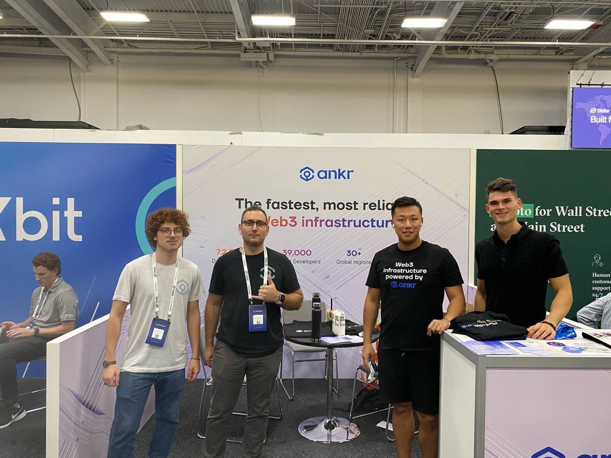 ankr's tweet image. 🤩 What a great speech at #Mainnet2022 by our AppChains Product Manager @KevSilk on Wednesday! 

If you’re at the conference, theres still a chance to meet us and to learn more about Ankr 😉