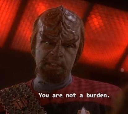 Now an #Importantmessage from worf