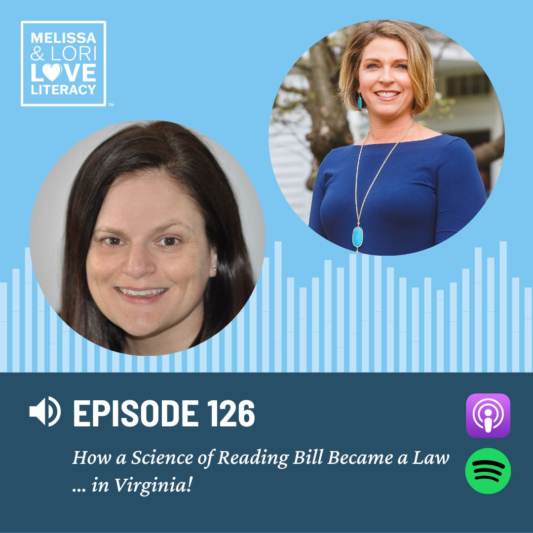Melissa & Lori Love Literacy Podcast (@literacypodcast) on Twitter photo 🚨 NEW EPISODE! Virginia is making moves in literacy! And these two ladies, <a href="/CarrieCoyner/">Carrie Coyner</a> and <a href="/emilyjsolari/">Emily Solari</a> are leading the way.💙
🎧 Ep. 126: How a Science of Reading Bill Became a Law … in Virginia!
literacypodcast.com/podcast/episod…
#scienceofreading #scienceofreadinginstruction 🚨 NEW EPISODE! Virginia is making moves in literacy! And these two ladies, <a href="/CarrieCoyner/">Carrie Coyner</a> and <a href="/emilyjsolari/">Emily Solari</a> are leading the way.💙
🎧 Ep. 126: How a Science of Reading Bill Became a Law … in Virginia!
literacypodcast.com/podcast/episod…
#scienceofreading #scienceofreadinginstruction