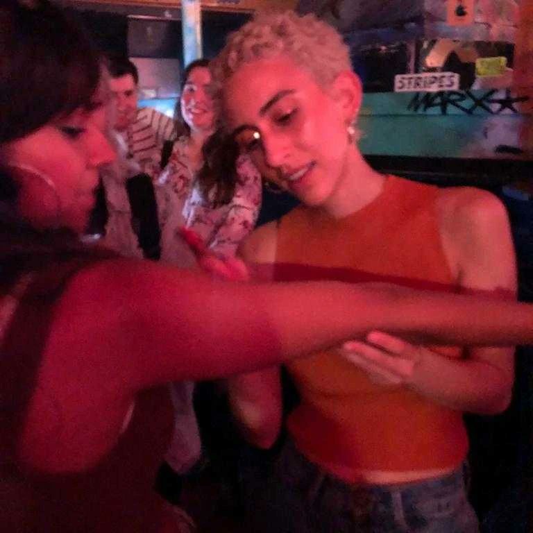 my EP has been out for a month 🤯 my launch show came and went. thnx for making it so special (had me signing CDs and body parts lol). I had so much fun! special thnx to my band, <a href="/friendsserene/">Friends Serene</a> + <a href="/ShacklewellArms/">The Shacklewell Arms</a> for hosting us and <a href="/AGAAMAmusic/">AGAAMA</a> + <a href="/allcatsmusic/">all cats are beautiful</a> for playing 🤍🤍🤍