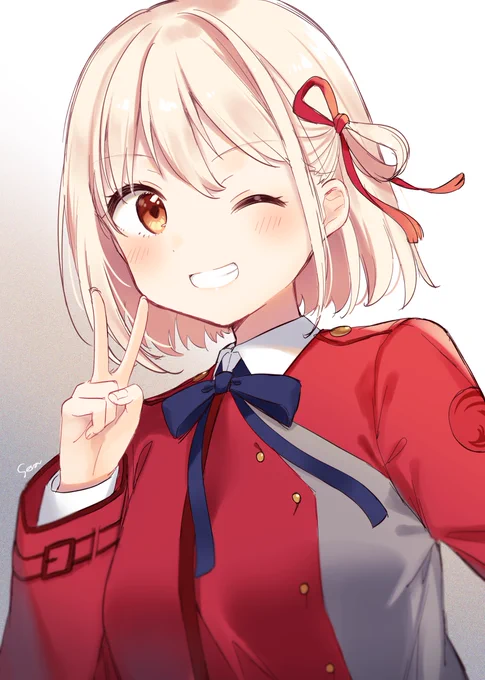 ちさと誕 #リコリコ 