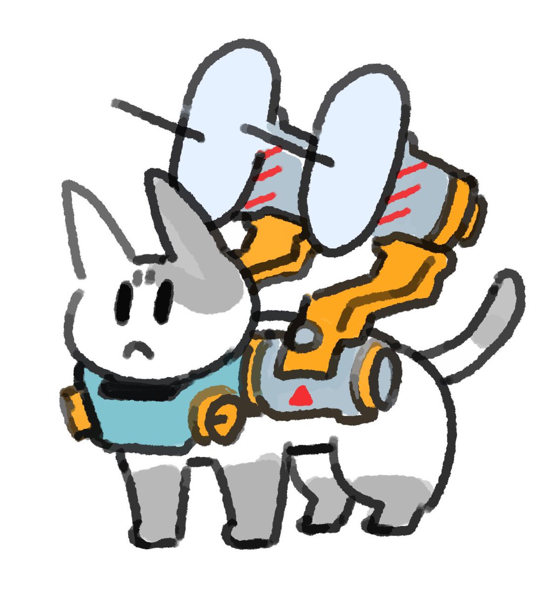 「すーぱー通信キャット 」|mzn/ミズノシンヤのイラスト
