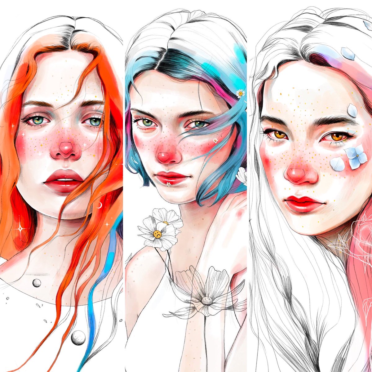 Gm friends 🤍 A few years ago I wouldn’t believe where I am now. I remember when teachers, partners and family told me to have a “normal” job and to give up. I never did, art will always save my life no matter what. Cheers to all of you, for never giving up 🥂 YOU ARE AMAZING!