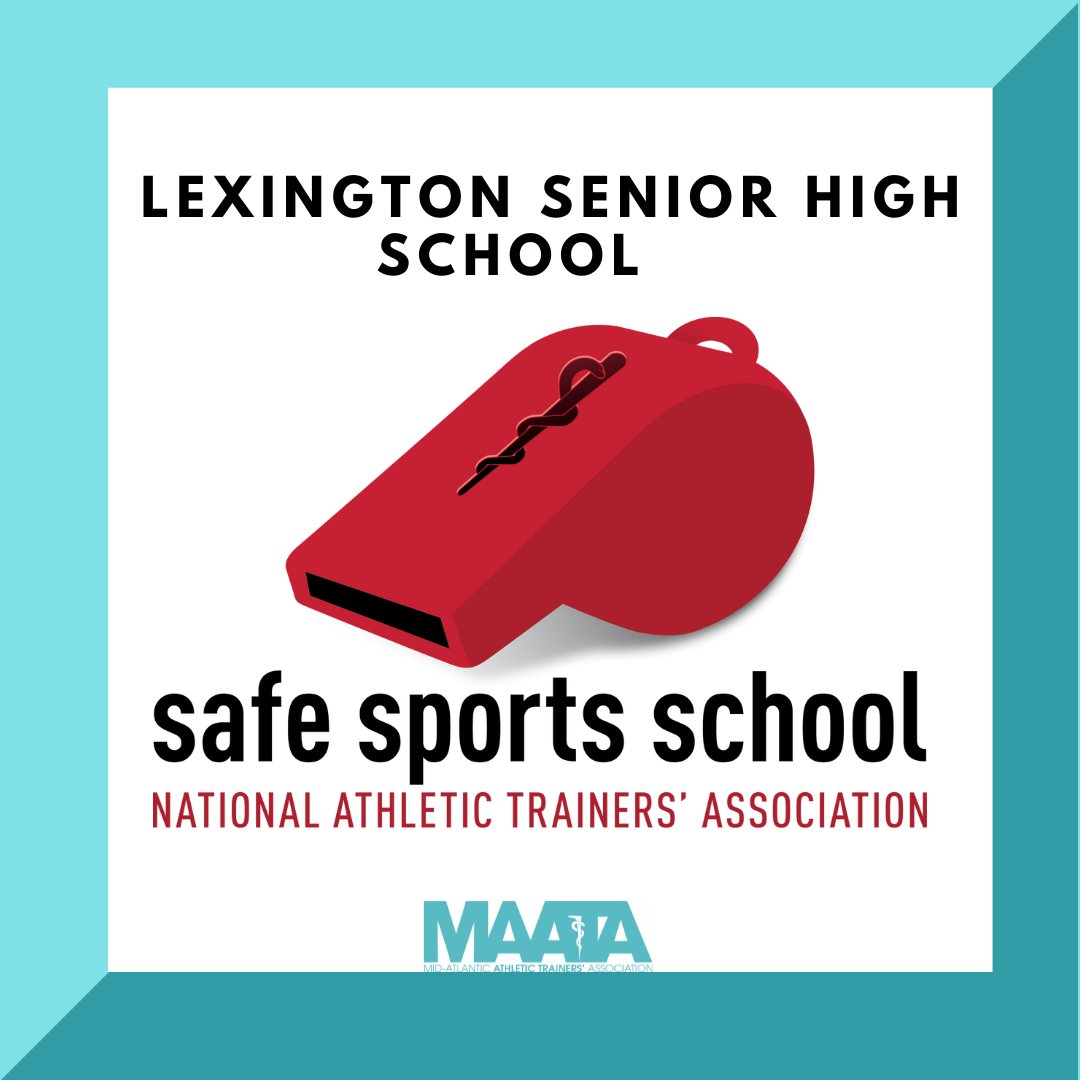 D3_MAATA's tweet photo. Congratulations to Lexington Senior High School and North Forsyth High School of @NCATA1974 , Oakdale High School of @Maryland_ATs and Orange County High School of @VATAPR for being named NATA Safe Sports Schools!! 🎉🎉

#D3MAATA #NATA1950 https://t.co/I0OnYEFKdt