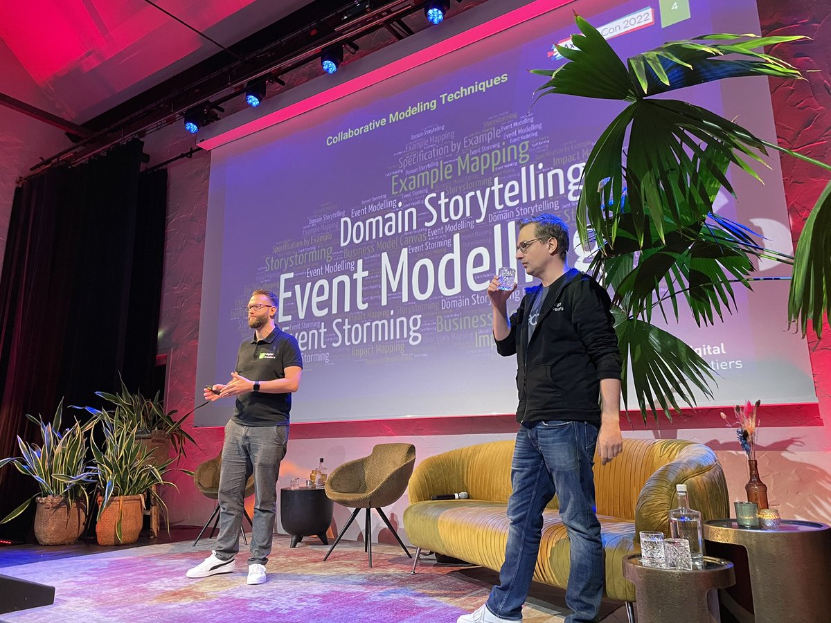 SaraTorrey's tweet photo. Fantastic topics and sessions were presented by our amazing speakers. 👏👏👏👏
#AxonIQCon22 #TheFutureIsEventDriven #DDD #EventSourcing #CQRS #EventModeling #DomainStoryTelling #EventStorming 
With @VisualizeITC &amp; Frank Steimle https://t.co/nuWfFwfxpq