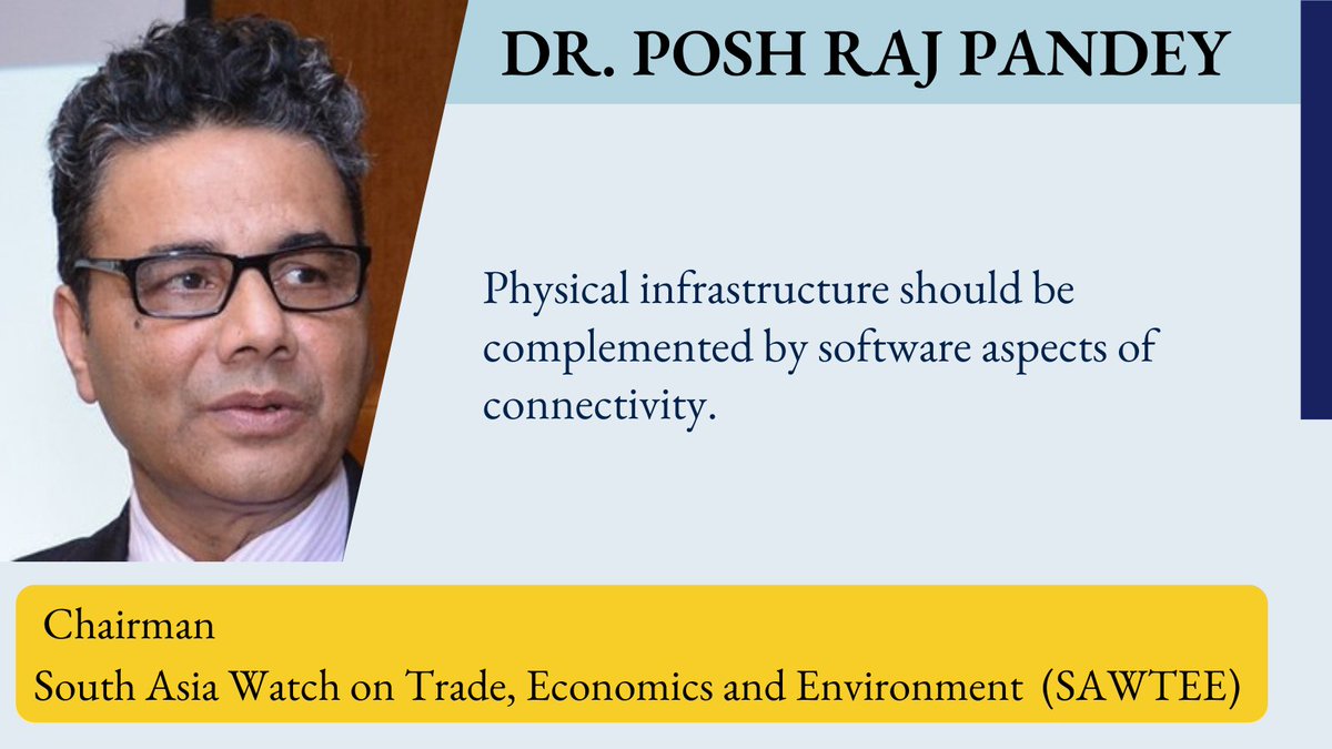 Dr. Posh Raj Pandey, Chairman, SAWTEE.

@Prabir_India @FahmidaKcpd @MasakoralaRohan @Asia_Foundation