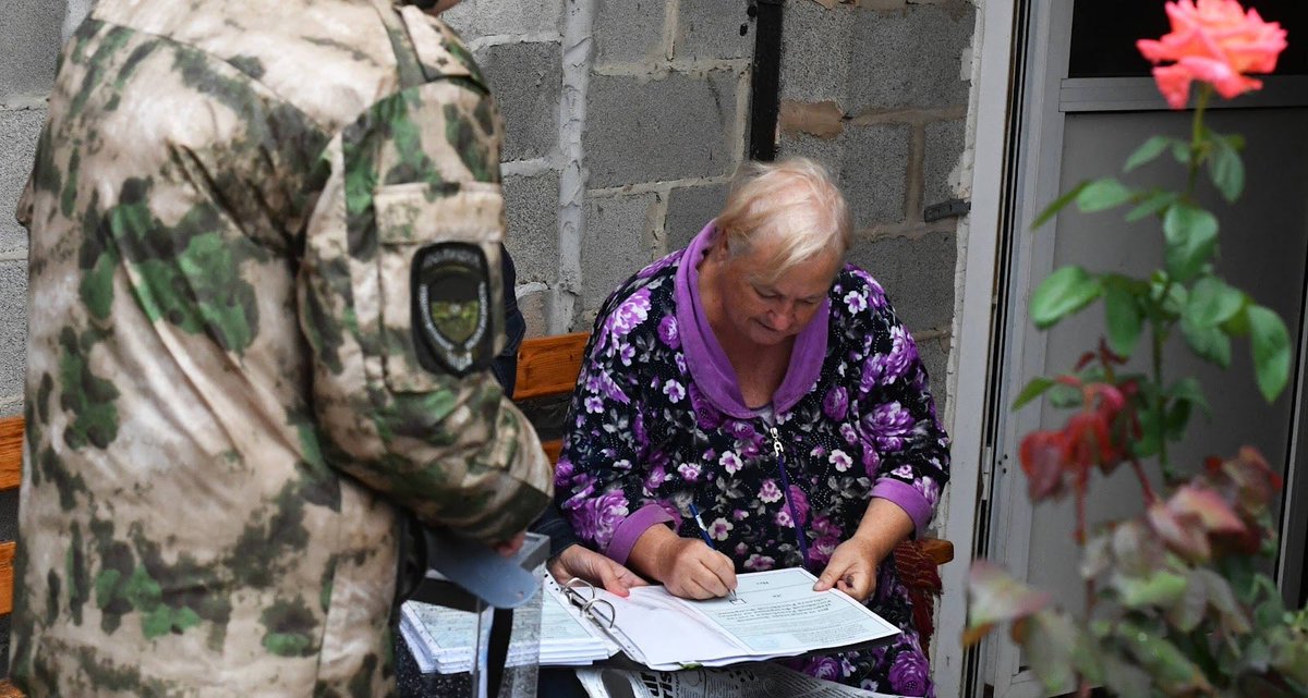 Freie, gleiche und geheime Abstimmung in #Donetsk